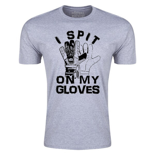 Maglietta Football Machine Spit On Gloves (grigio sport)