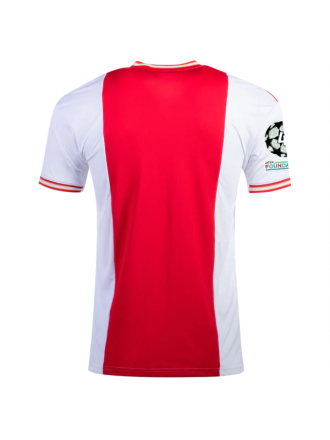 Maglia adidas Ajax Home con patch Champions League 22/23 (rosso/bianco)