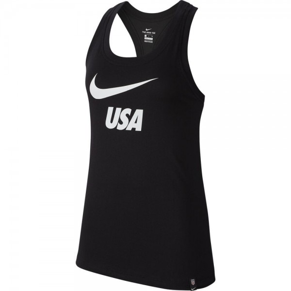 Canotta Nike USA Donna (Nero/Bianco)