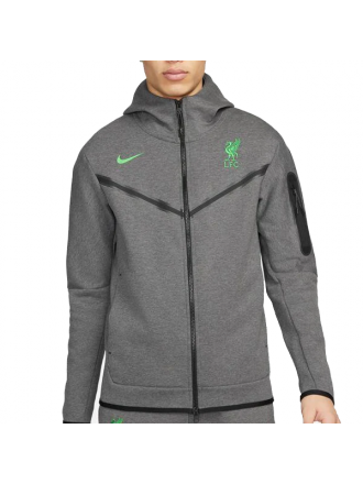 Nike Liverpool Tech Fleece Windrunner 22/23 (Verde antracite/verde veleno)