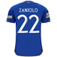 Maglia adidas Italia Nicolò Zaniolo Home con patch Campione d'Europa + Nations League 22/23 (Blu)