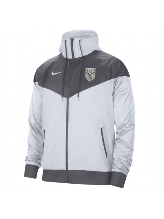 Giacca Nike United States Windrunner 22/23 (bianco/grigio)