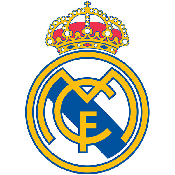 Decalcomania Real Madrid (4x4 pollici)