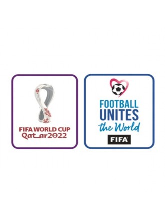 Toppe sulle maniche della Coppa del Mondo Qatar 2022 (Maglie di colore scuro)