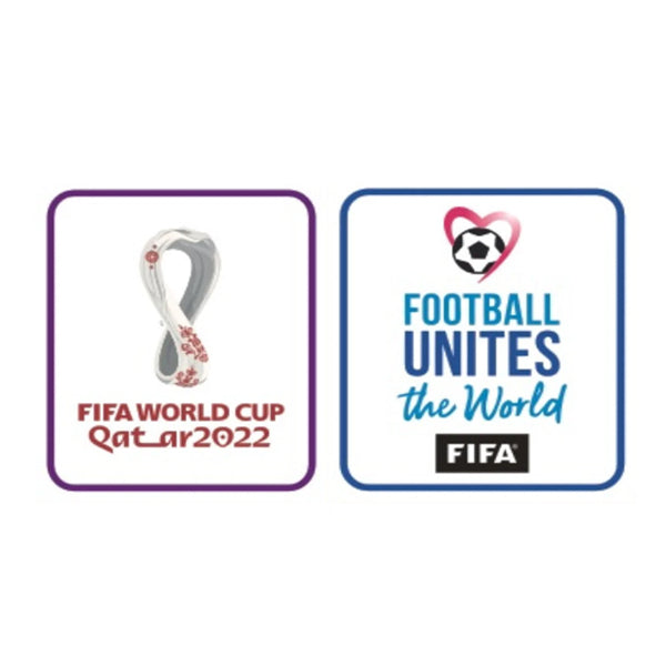 Toppe sulle maniche della Coppa del Mondo Qatar 2022 (Maglie di colore scuro)