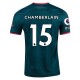 Terza maglia Nike Liverpool Chamberlain 22/23 con patch EPL e NRFR (Teal Atomico Scuro/Rosso Fuoco)