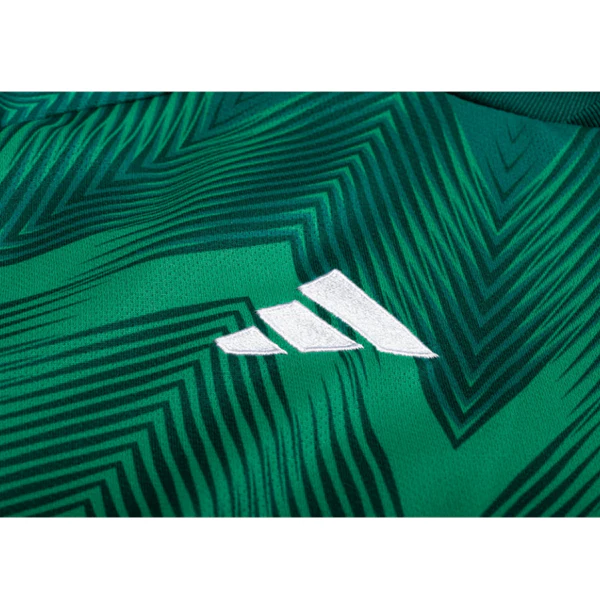 Maglia adidas Mexico Home a maniche lunghe con toppe Gold Cup 22/23 (verde vivo)