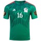 Maglia adidas Mexico Diego Lainez Authentic Home con toppe Gold Cup 22/23 (verde vivo)