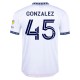 Maglia adidas Gonzalez LA Galaxy Home Authentic 22/23 con patch MLS (bianco)