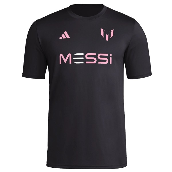 Maglia adidas Leonel Messi Miami Wordmark Top (Nero)