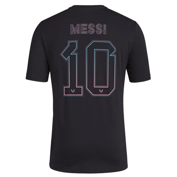 Maglietta adidas Leonel Messi Miami Hero #10 (Nero)