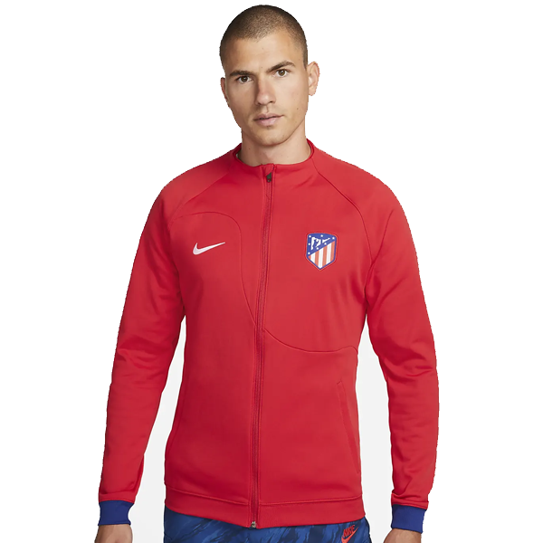Nike Atletico Madrid Academy Pro Giacca con zip intera 22/23 (rosso sport/blu scuro)