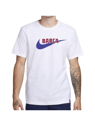 Maglietta Nike Barcelona Swoosh 23/24 (Bianco)