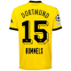 Puma Borussia Dortmund Maglia home Mats Hummels con patch Champions League 23/24 (Cyber Yellow/Puma Nero)
