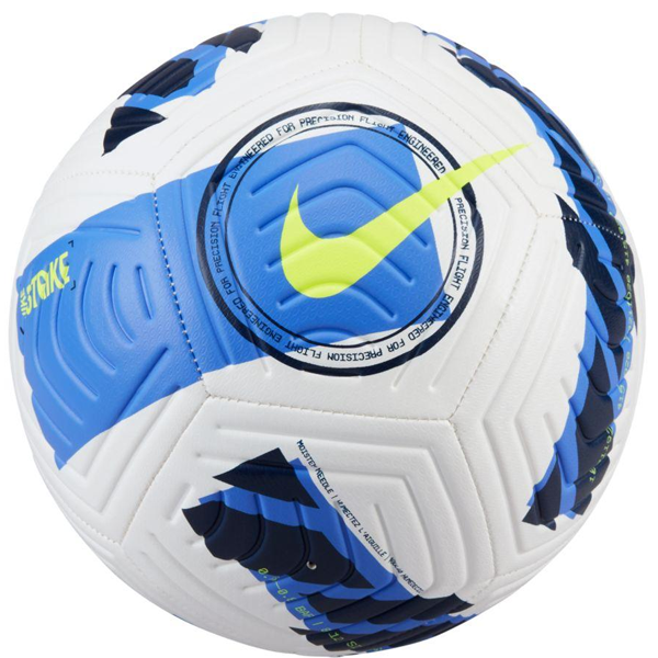Pallone da calcio Nike Strike (Bianco/Saffiro/Volt)