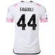 Maglia adidas Juventus Fagioli Away / Serie A 23/24 (Bianco)