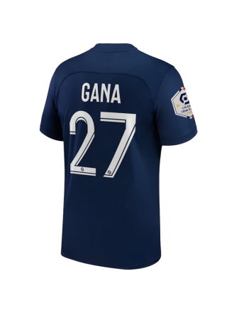 Maglia home Nike Paris Saint-Germain Gana con patch campione Ligue 1 22/23 (mezzanotte marina/bianco)