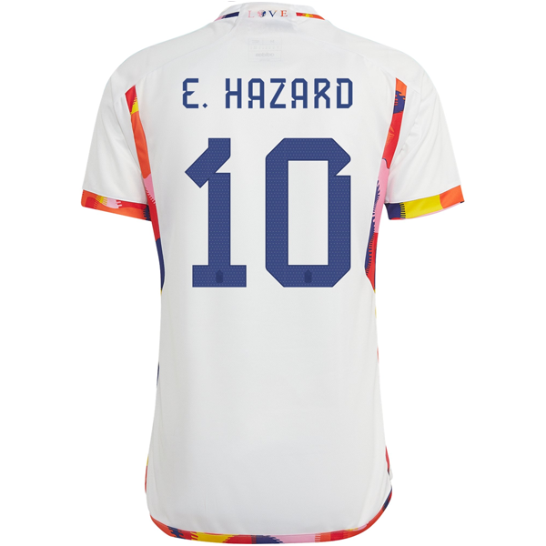 Maglia adidas Belgium Eden Hazard Away 22/23 (Bianco/Multi)