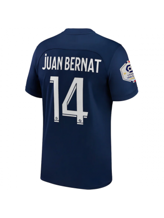 Maglia home Nike Paris Saint-Germain Juan Bernat con patch campione Ligue 1 22/23 (mezzanotte marina/bianco)