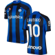 Maglia casalinga Nike Inter Milan Lautaro Martinez con patch Champions League 22/23 (Lione Blu/Nero)