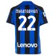 Maglia casalinga Nike Inter Milan Mkhitaryan con patch Serie A + Copa Italia 22/23 (Lione Blu/Nero)