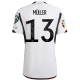 Maglia adidas Germania Thomas Muller Home con patch per le qualificazioni agli Euro 22/23 (bianco/nero)