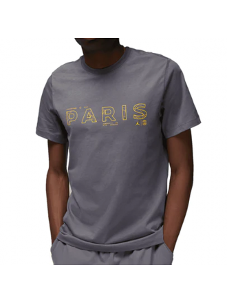 Maglietta Nike Paris Saint-Germain Jordan (Grafite/Giallo Sportivo)