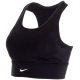 Reggiseno sportivo Nike Dri-Fit Donna Swoosh Longline (nero)