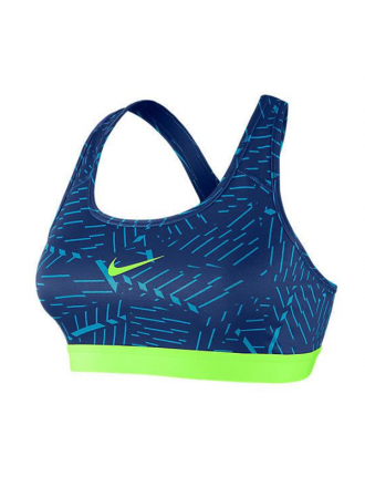 Reggiseno sportivo Nike da donna (blu/verde)