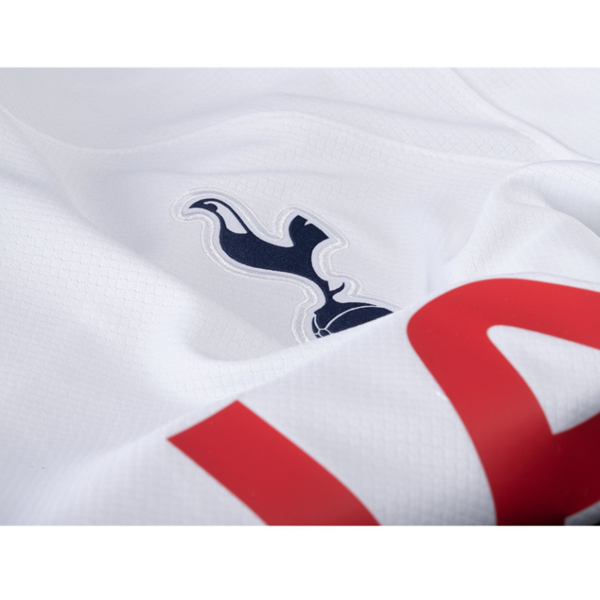 Maglia Nike Tottenham Heung Min Son Home con toppe EPL + No Room For Racism 22/23 (bianco)