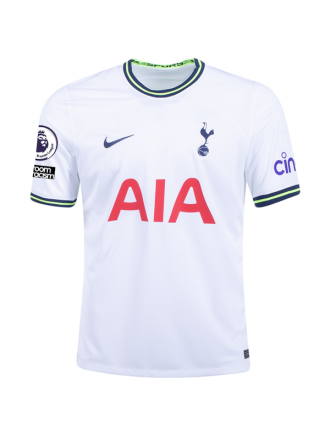 Maglia Nike Tottenham Harry Kane Home con toppe EPL + No Room For Racism 22/23 (bianco)