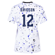 Maglia Nike Womens United States Tierna Davidson 4 Star Home 23/24 w/ 2019 World Cup Champion Patch (Bianco/Blu)