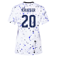 Maglia Nike Donna Stati Uniti Casey Krueger 4 Star Home 23/24 con patch campione del mondo 2019 (bianco/blu)