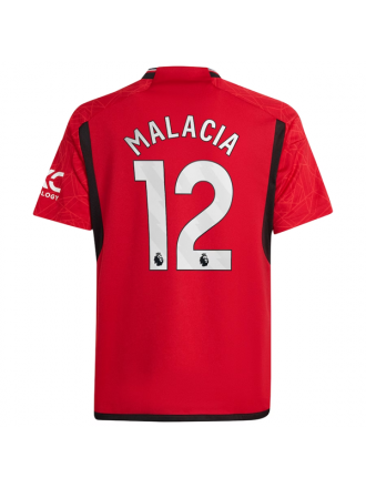 Maglia adidas Youth Manchester United Tyrell Malacia Home 23/24